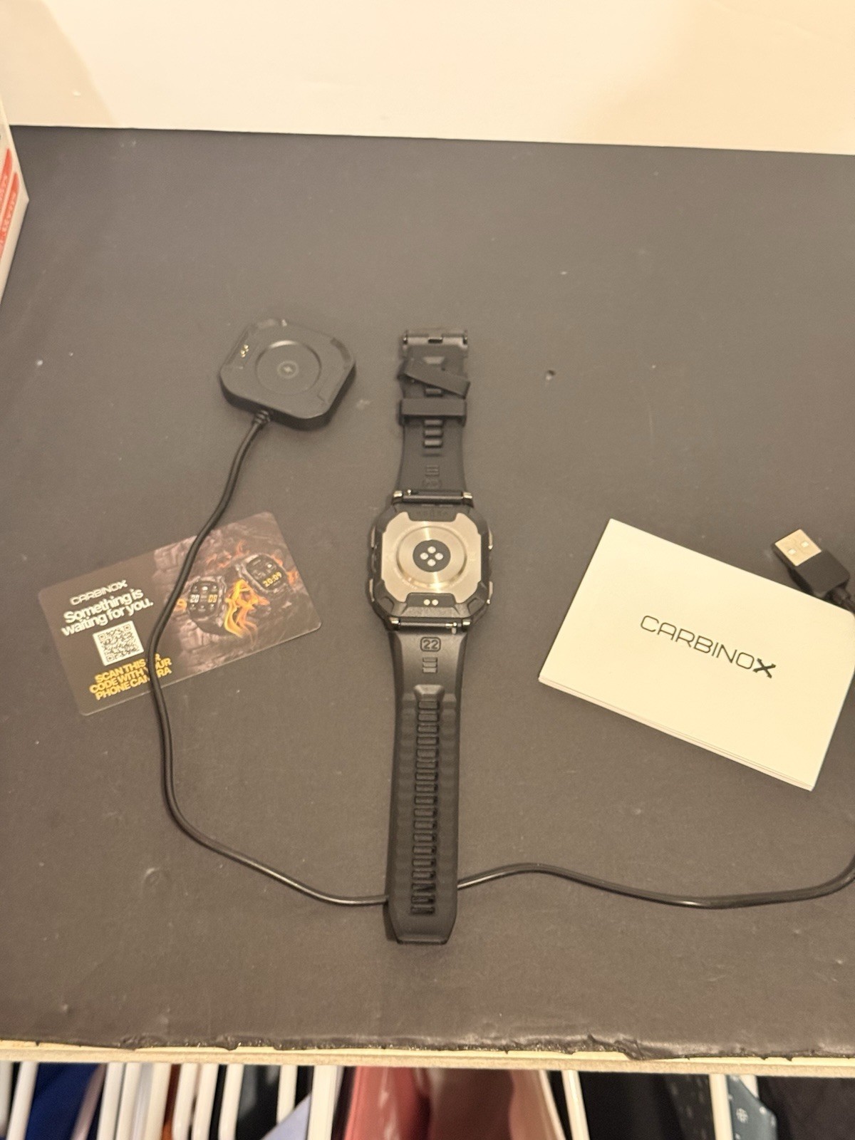CARBINOX Vortex Smart Watch NEW Men’s Military Grade Smartwatch Back