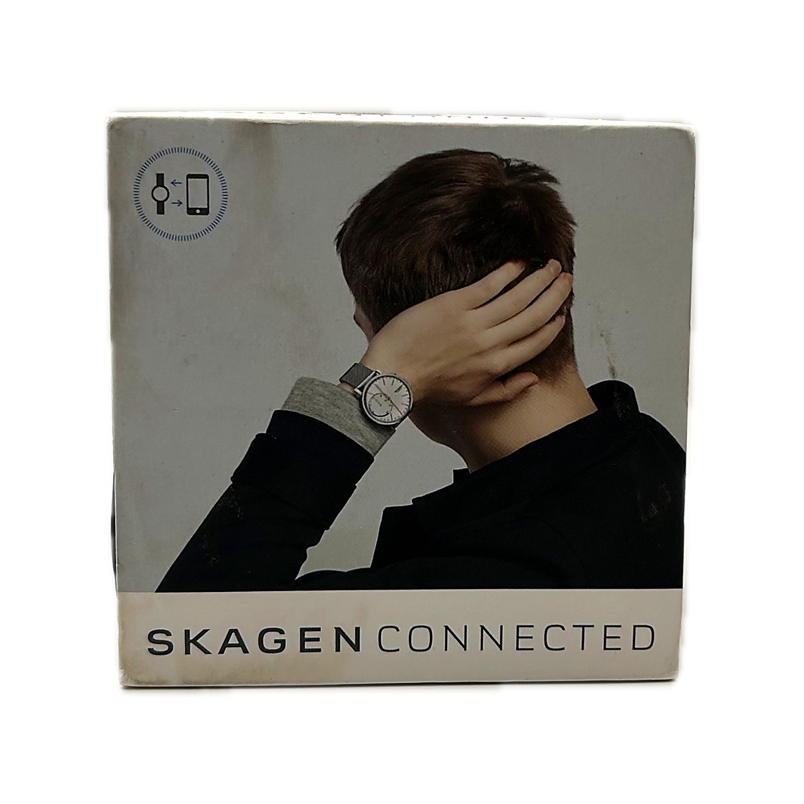Skagen Hagen Connected SKT1100 Hybrid Smartwatch Silver Steel Mesh 40mm New