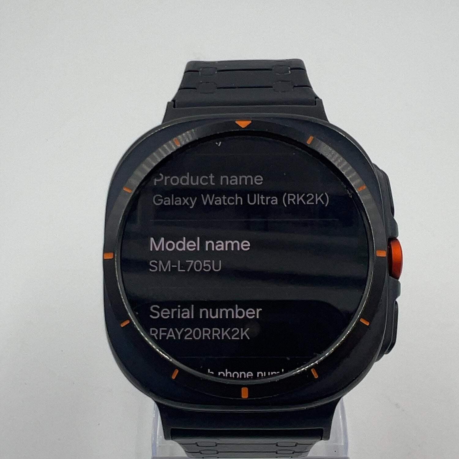 Unlocked Samsung Galaxy Watch Ultra Titanium Smartwatch SM-L705U