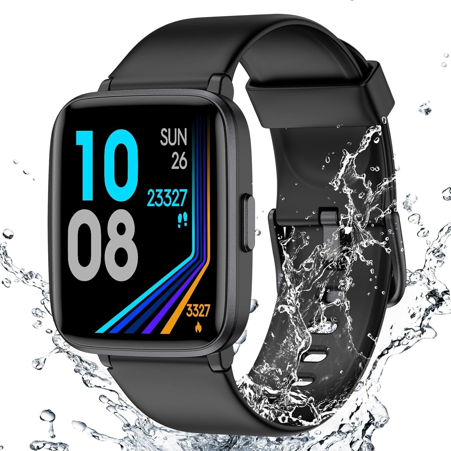 Fitness Tracker Watch with Heart Rate Monitor Waterproof for Motorola Phones