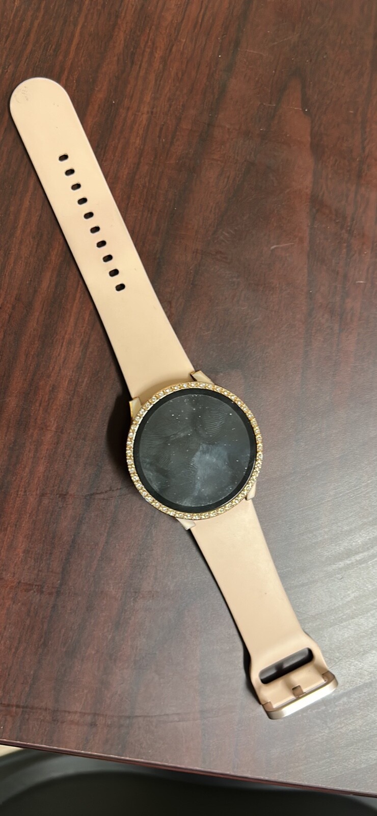 Samsung Galaxy Watch4 SM-R860 40mm Aluminum Case with Sport Band – Pink Gold…