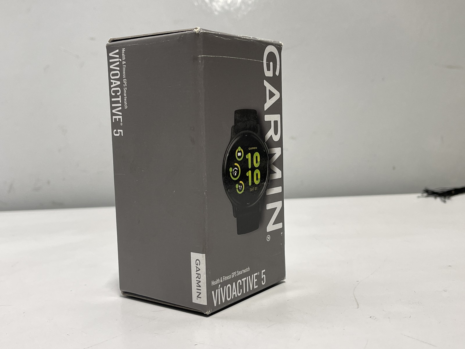 Garmin-vívoactive 5 GPS Smartwatch 42mm – Slate Aluminum Black