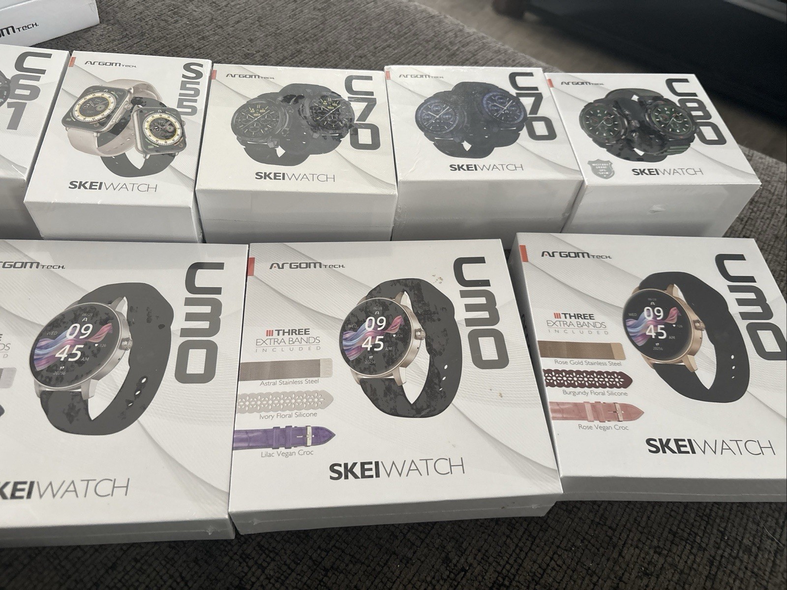 Argom Tech C30 Skeiwatch Smartwatch (NEW SEALED) price for each watch