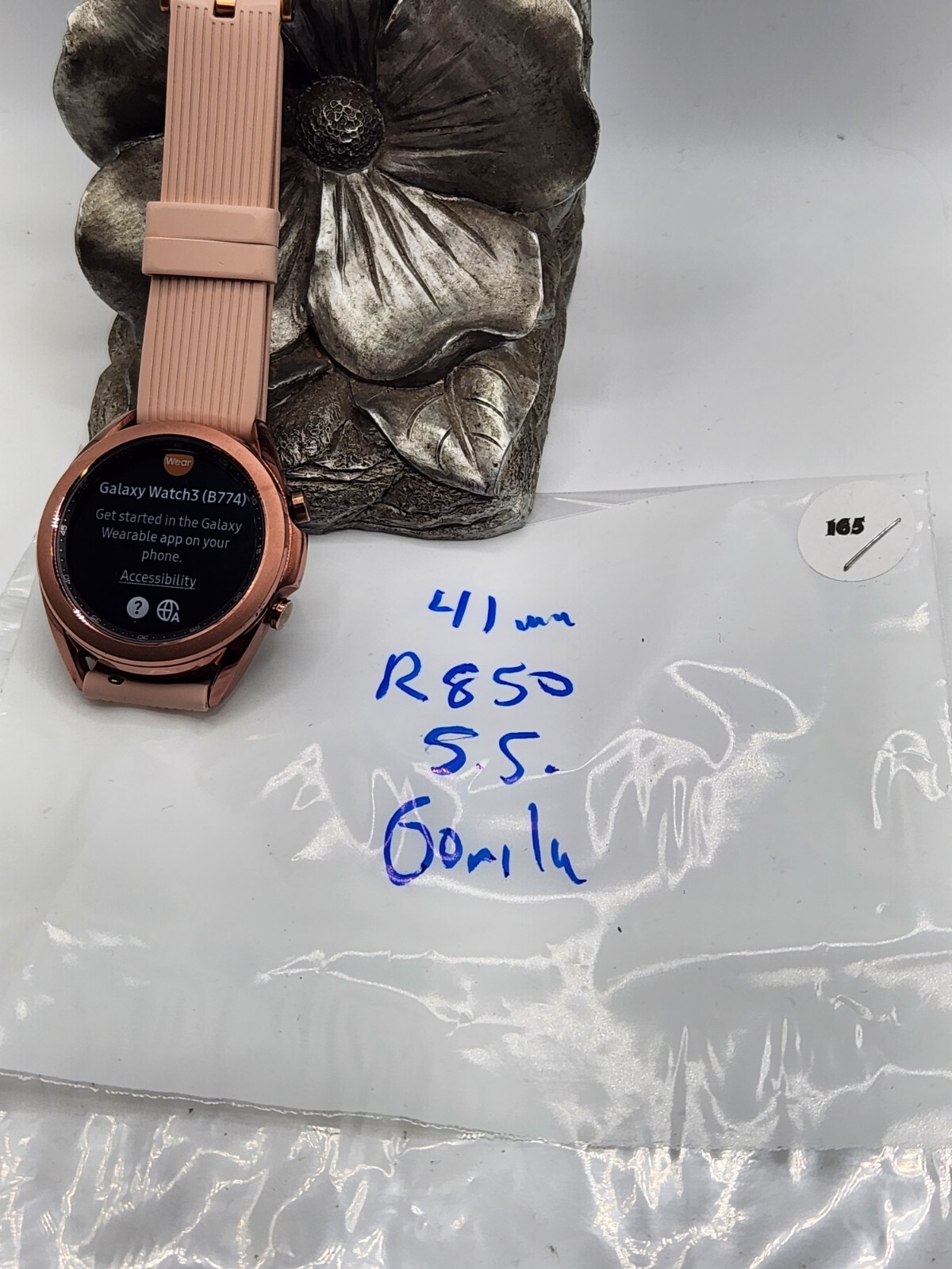 Samsung Galaxy Watch 3 SM-R850 41mm Mystic Bronze WiFi/Bluetooth/GPS,used #165