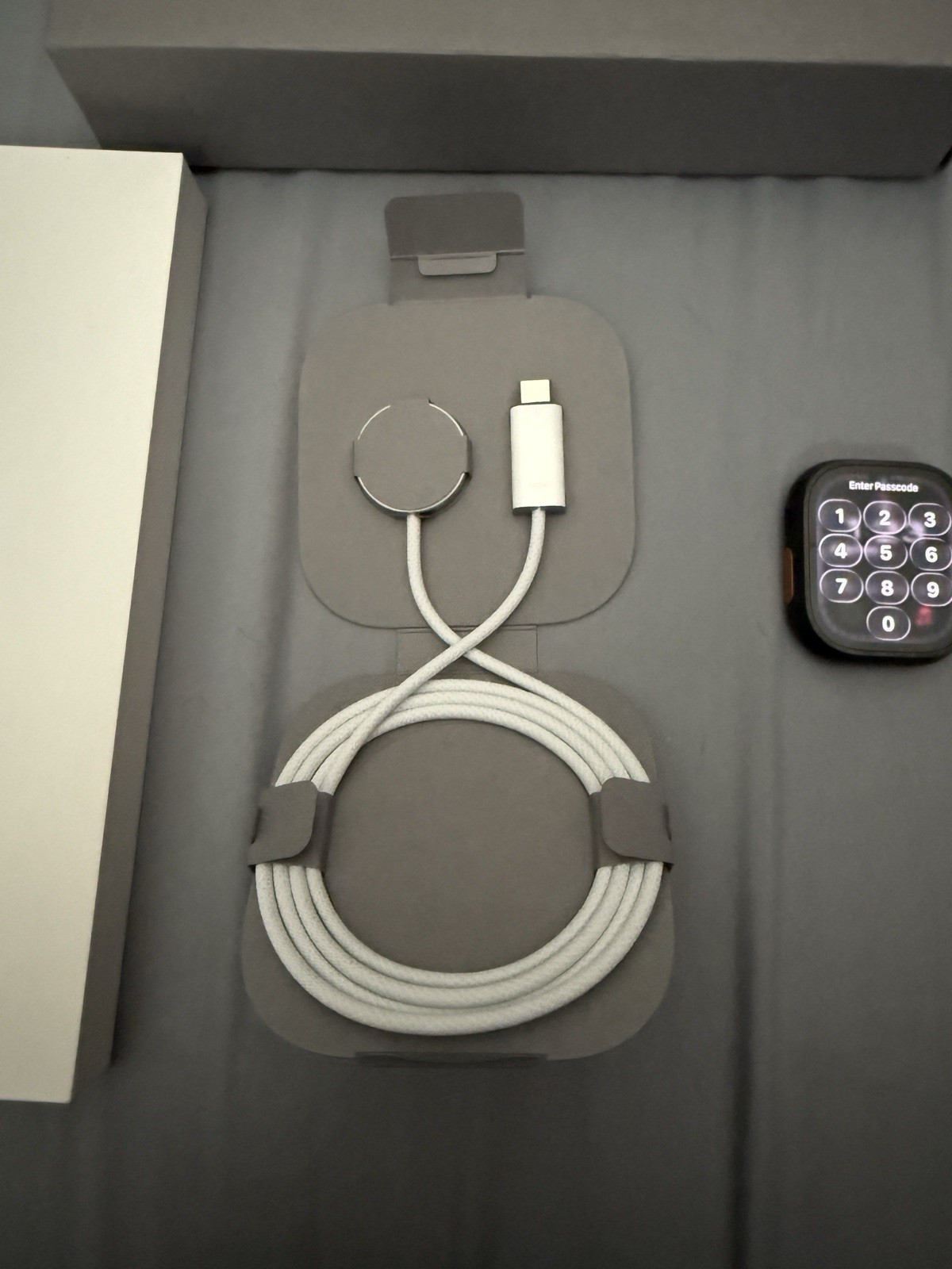 Apple Watch Ultra 2 (GPS + LTE) 49mm Black Titanium/ Grey Silicone Band
