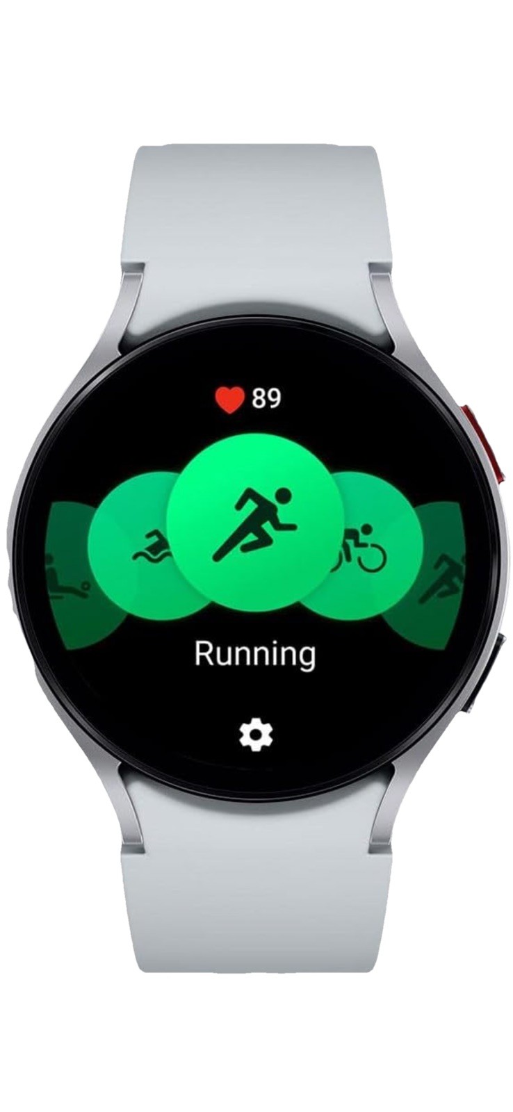 Samsung Galaxy Watch6 SM-R940 44mm Aluminum Case with Sport Band – Silver…