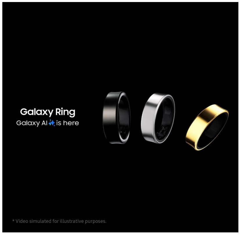 Samsung Galaxy Ring, AI Smart Ring, Fitness Mointor, Sleep Tracker, Up to 7 Days