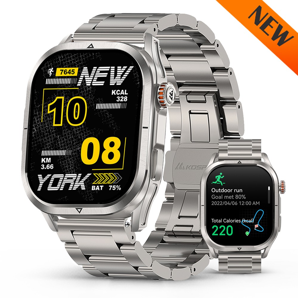 2025 KOSPET MAGIC P10 GPS Smart Watch for Men Watch 50 Days Extra-Long Battery