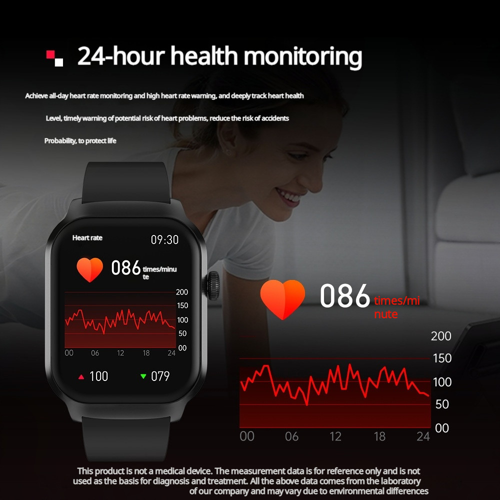 Smart Watch Fitness Tracker 2.01 HD Bluetooth Call Heart Rate SpO2 for Men Women