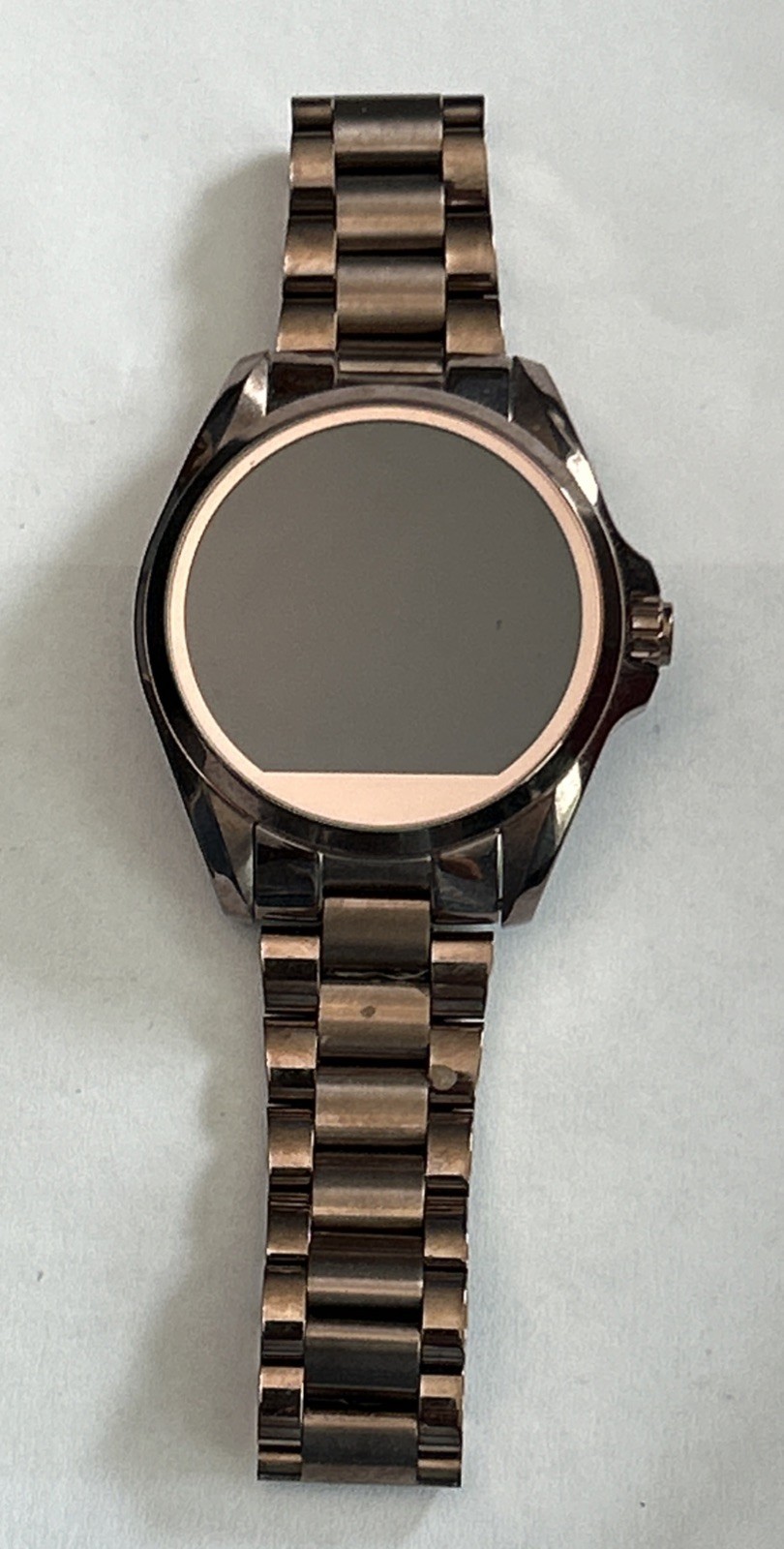 Michael Kors MKT5007 Bradshaw DW2c Rose Gold-Tone Smartwatch Works No Cord