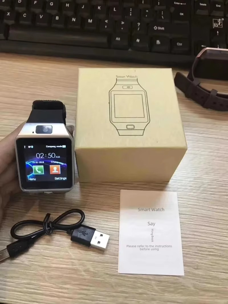 XIAOMI Bluetooth Smart Watch Camera Waterproof Phone Mate Android Samsung iPhone