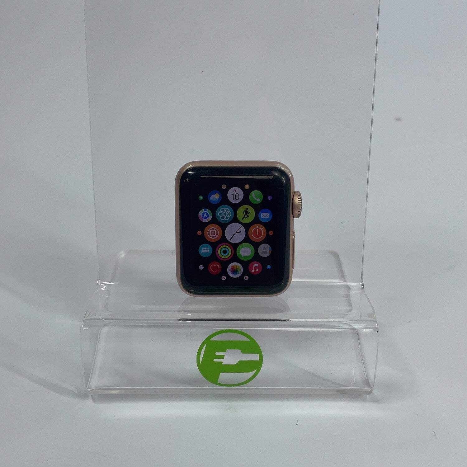 Broken GPS Only Apple Watch Series 3 38MM Aluminum A1861 Bad Battery