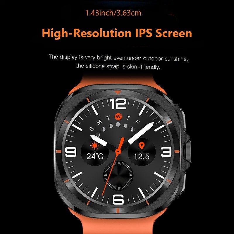 W&O Smart Watch For Men/Women, Waterproof Smartwatch Bluetooth iPhone Samsung
