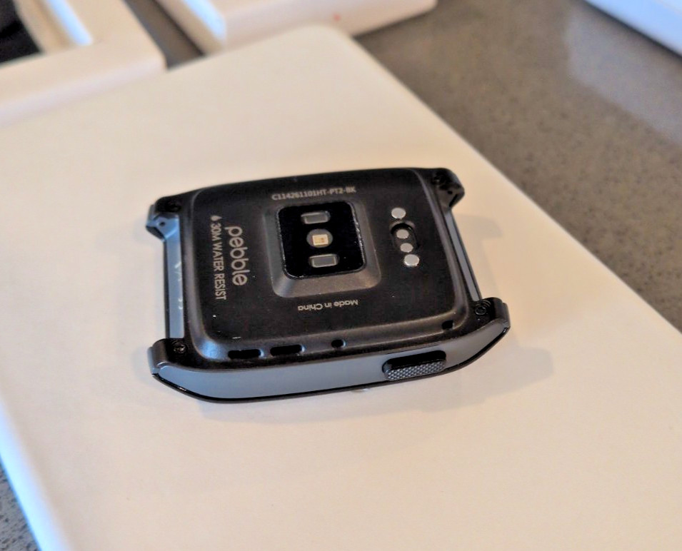 Pebble Time 2 Smart Watch – Black/Grey – New in Box – 1 Pebble Band