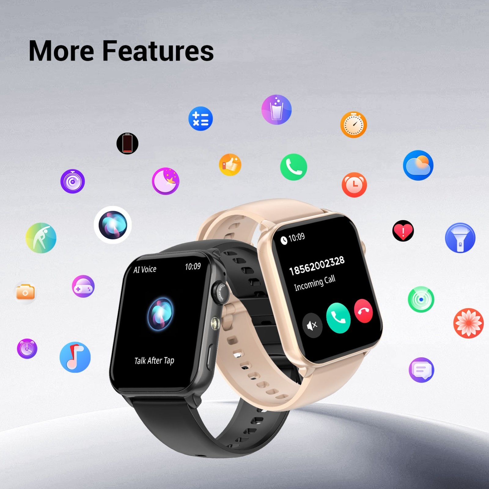 2026 Smart Watch For Men/Women, Waterproof Smartwatch Bluetooth iPhone Samsung