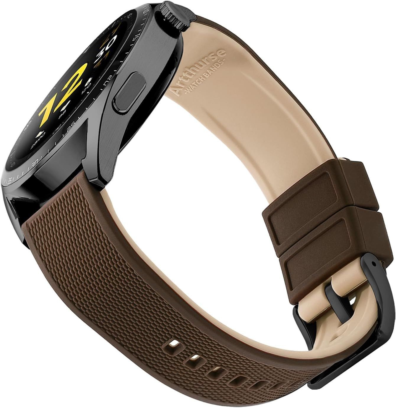 Strap Only For Men and Women 18mm 20mm 22mm Silicone Waterproof Sport Watchbands