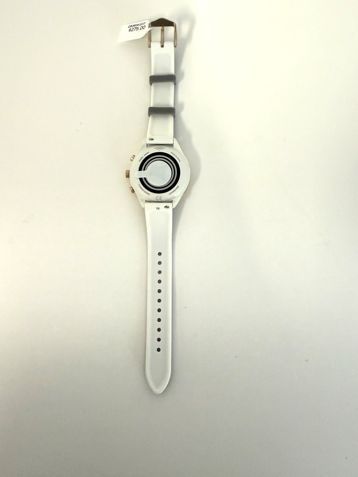 Fossil Sport 41mm Fitness Smartwatch Model DW9F1 Silicone Gray Band FTW6025 NEW