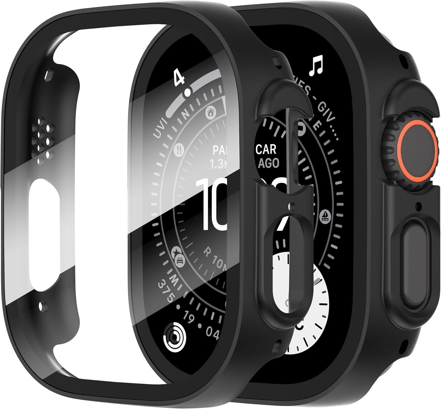 Ultra-Thin Tempered Glass Screen Protector 2-Pack for Apple Watch Ultra 49mm