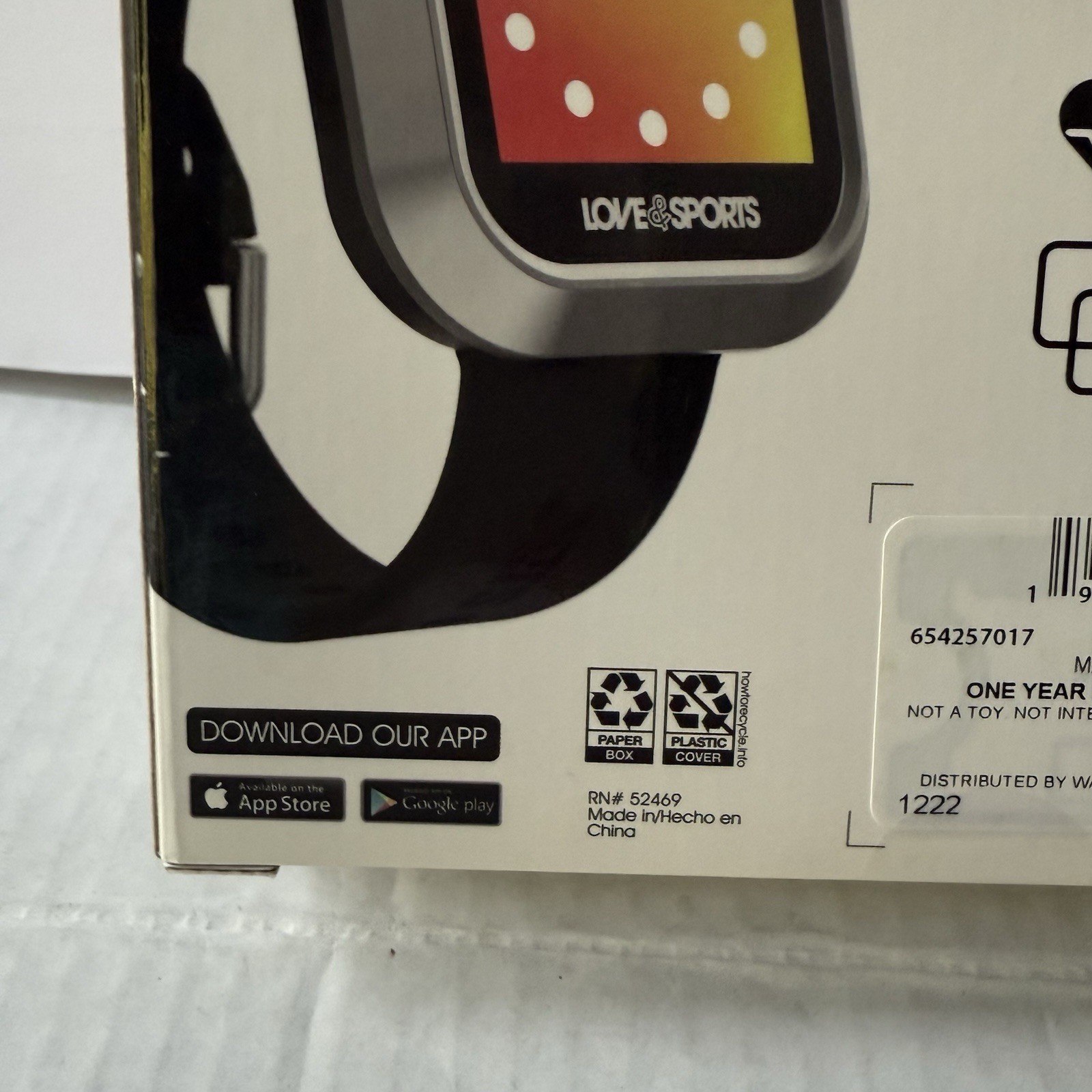 Smartwatch with Interchangeable Bands – Black, Blue, Pink New