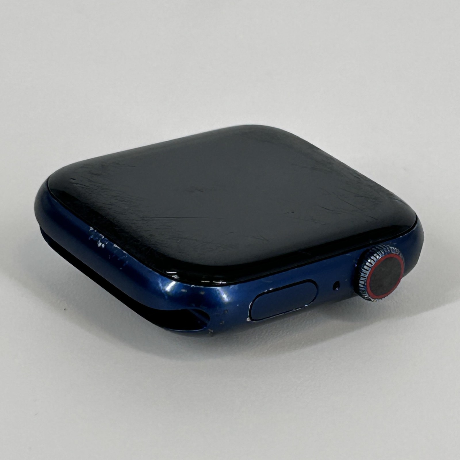Apple Watch (Series 6) 44mm Blue Aluminum (LTE) w/ No Band – Fair Condition