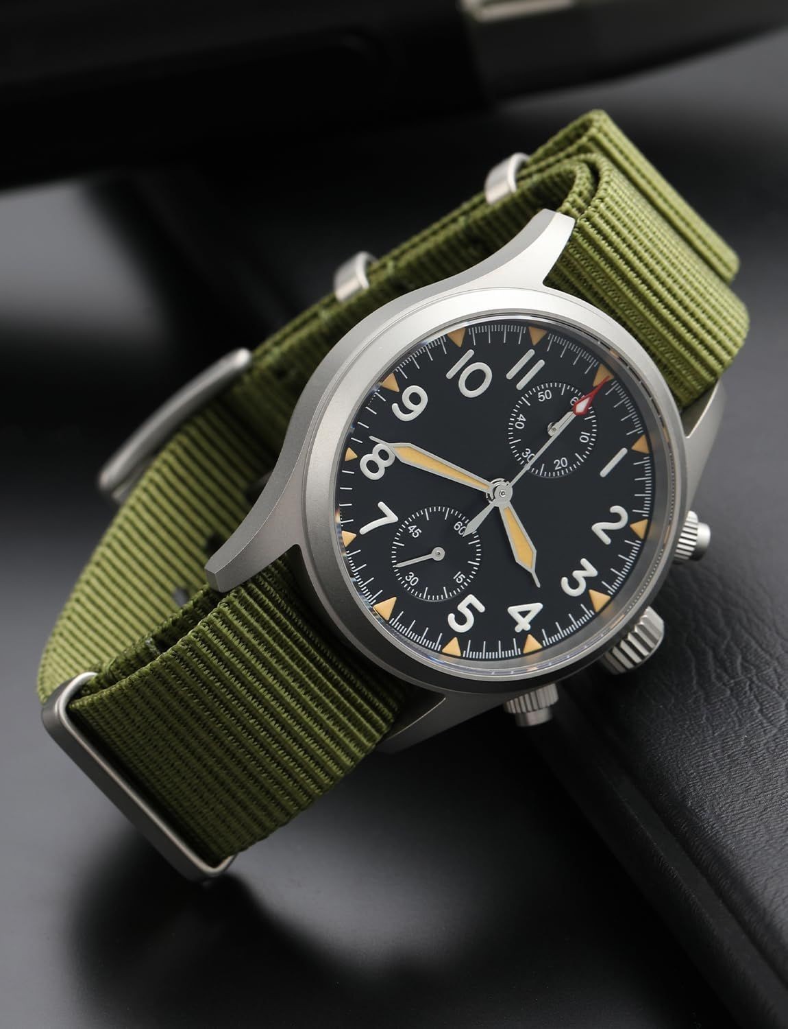 Strap Only For 18mm 19mm 20mm 22mm 24mm Military Nylon Waterproof Watch Band