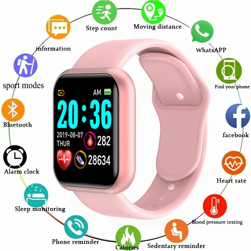 Multifunctional Bluetooth Fitness Sports Bracelet Sleep Monitor Smartwatch