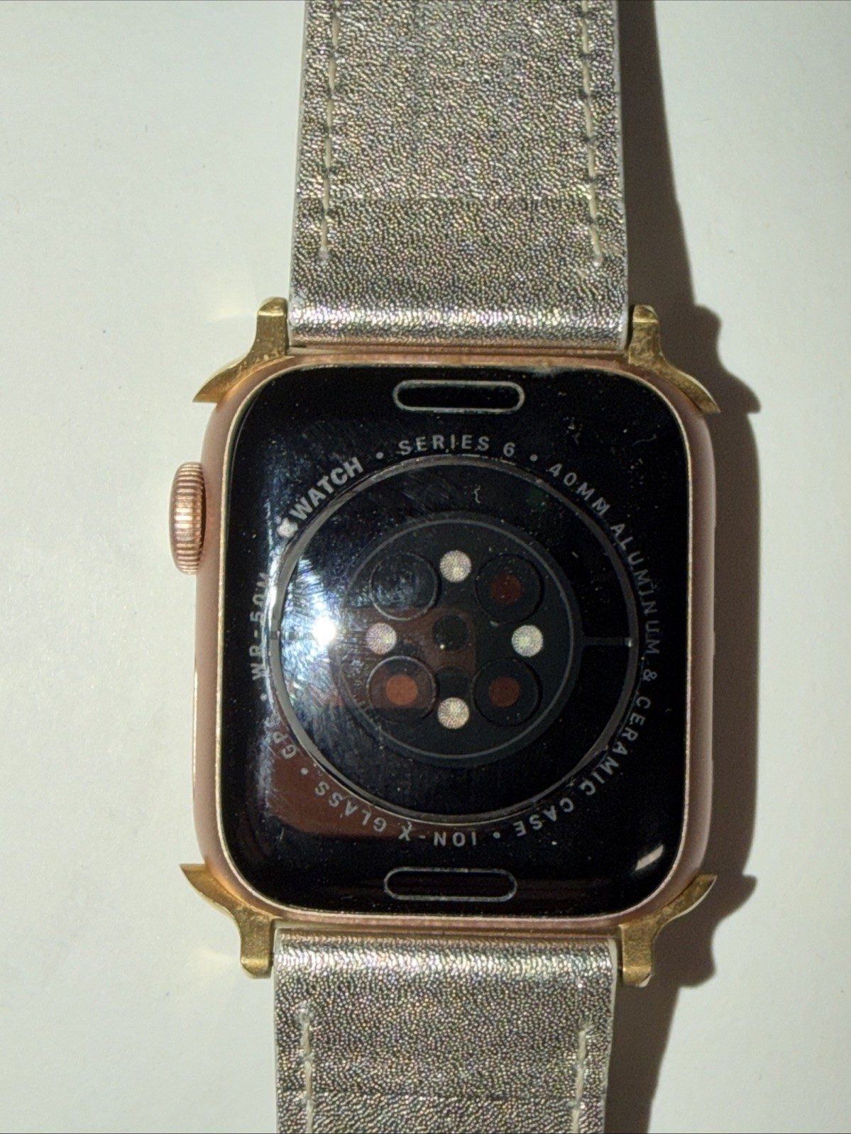 Apple Watch Series 6 GPS ONLY 40MM Gold Aluminum Aftermarket Band MG123LL/A