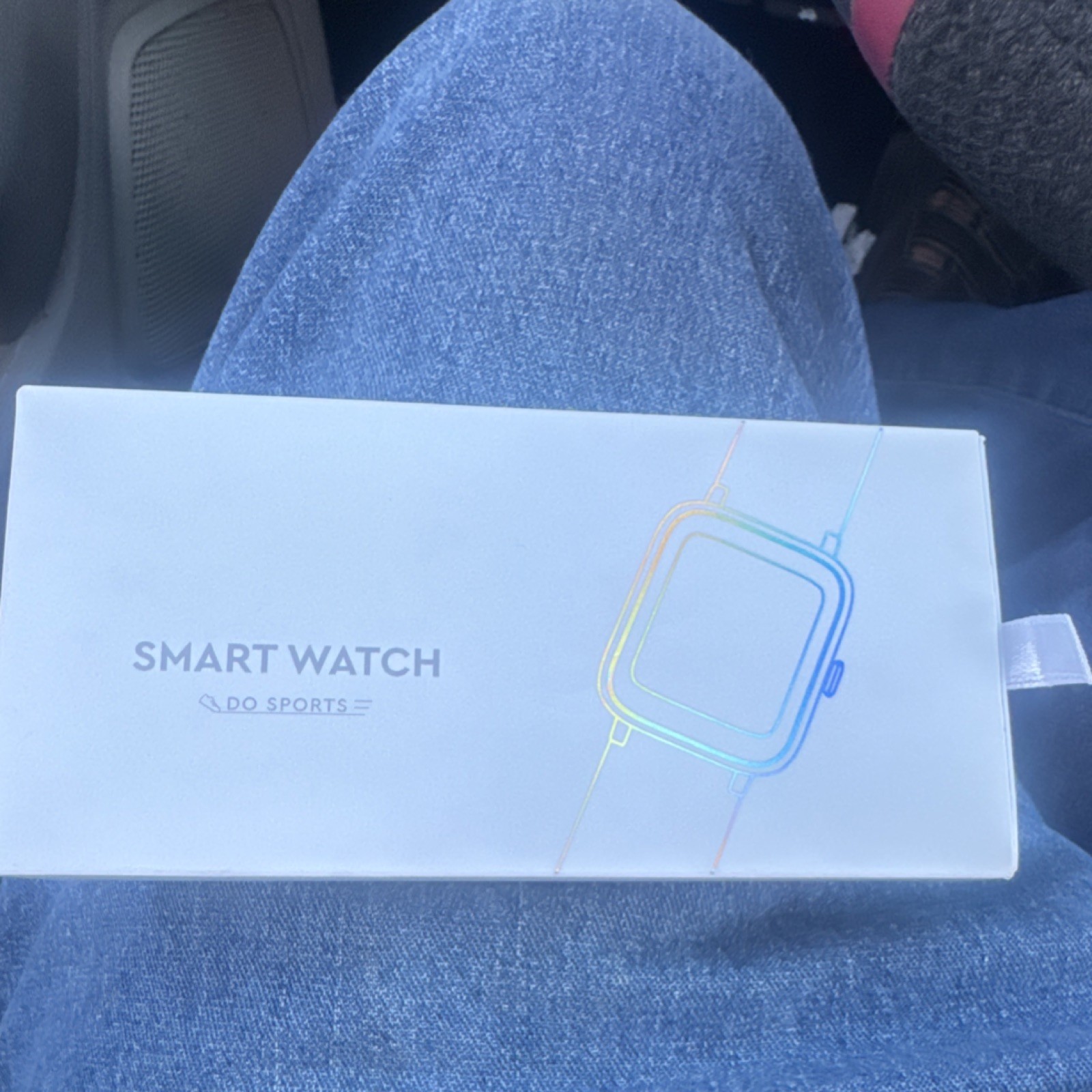 DO SPORTS ID205L Smart Watch Black 40mm Aluminum Case Android iOS Silicone Band