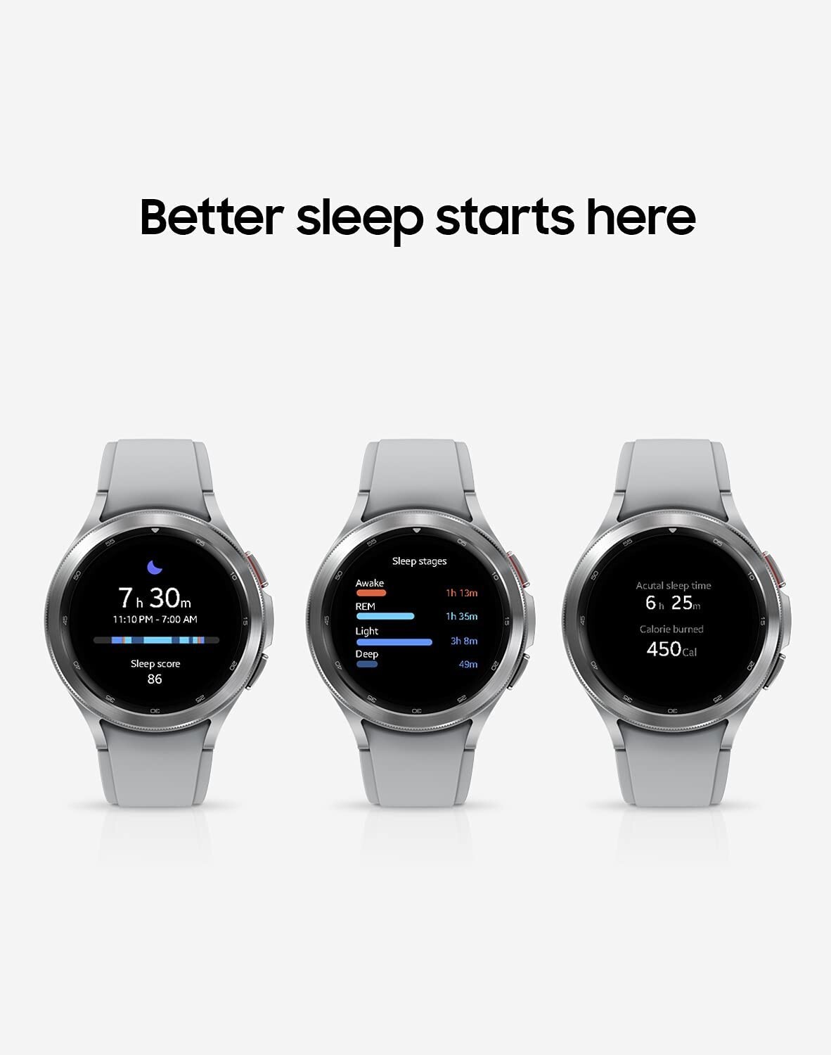 Samsung Galaxy Watch 4 Classic 46mm Smartwatch GPS + Bluetooth US Version Silver