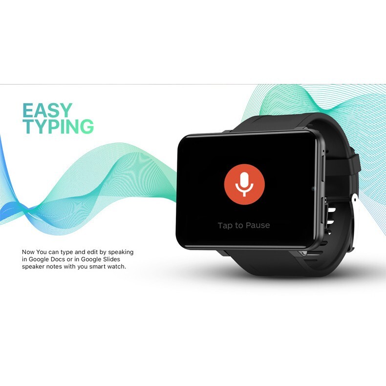 Big Screen 4G LTE 3GB+32GB Android Smart Watch 2.86″ Touchscreen GPS WiFi Camera