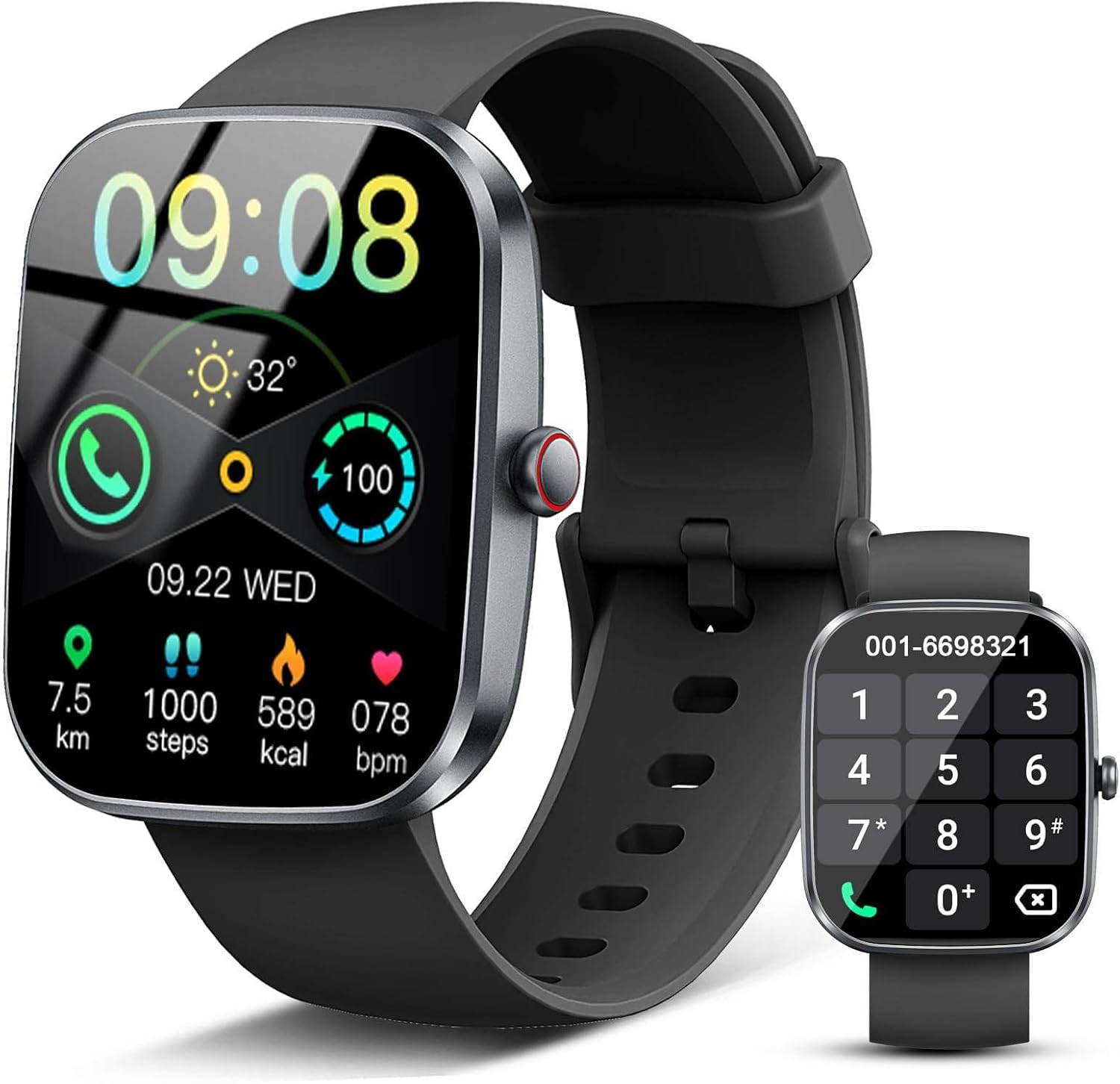 AI Smart Watch Men Women GPS WiFi Tracker Fitness Activity Waterproof Android Io