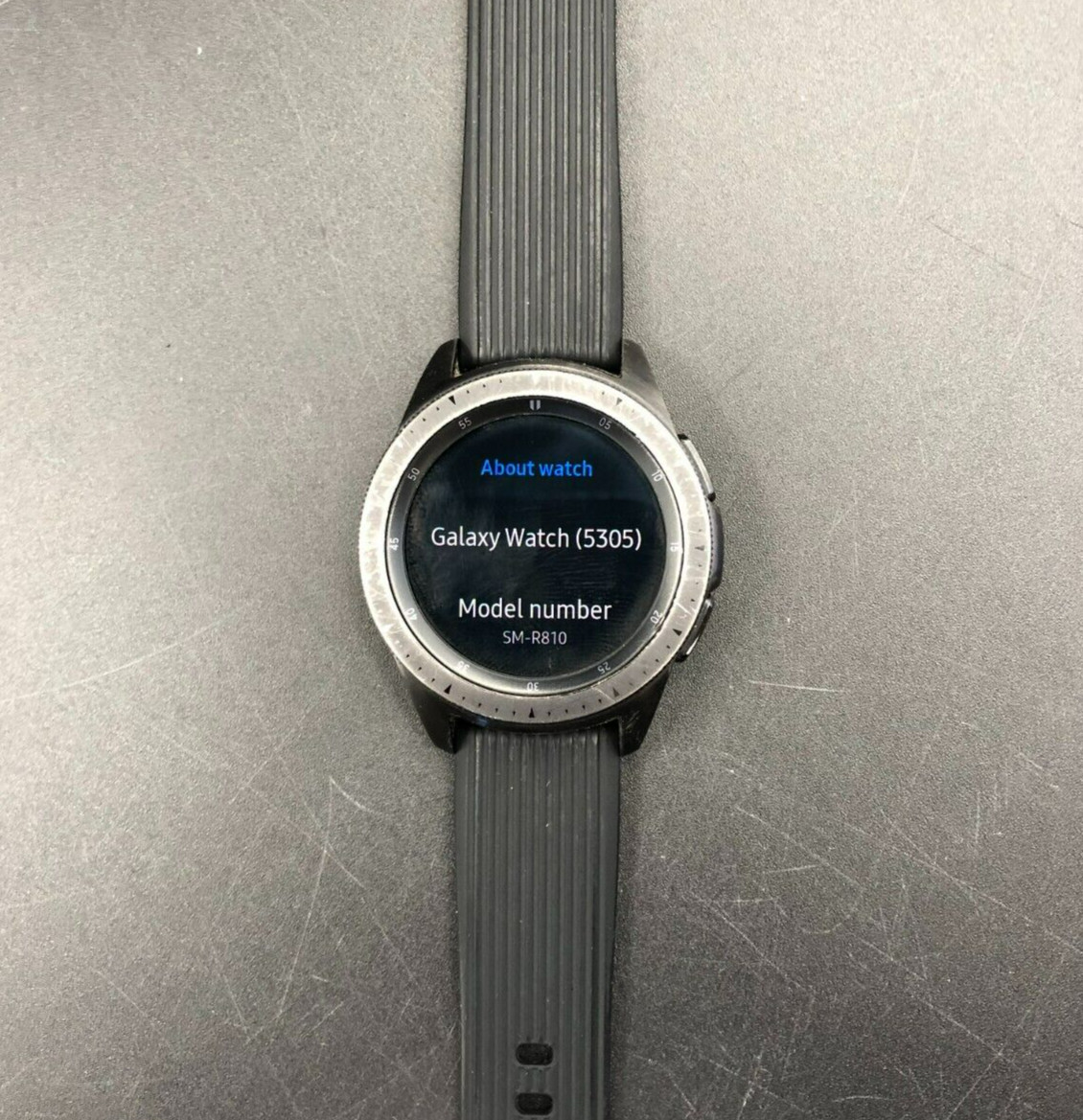 Samsung Galaxy Smart Watch 42mm Model SM-R810 Midnight Black 4GB
