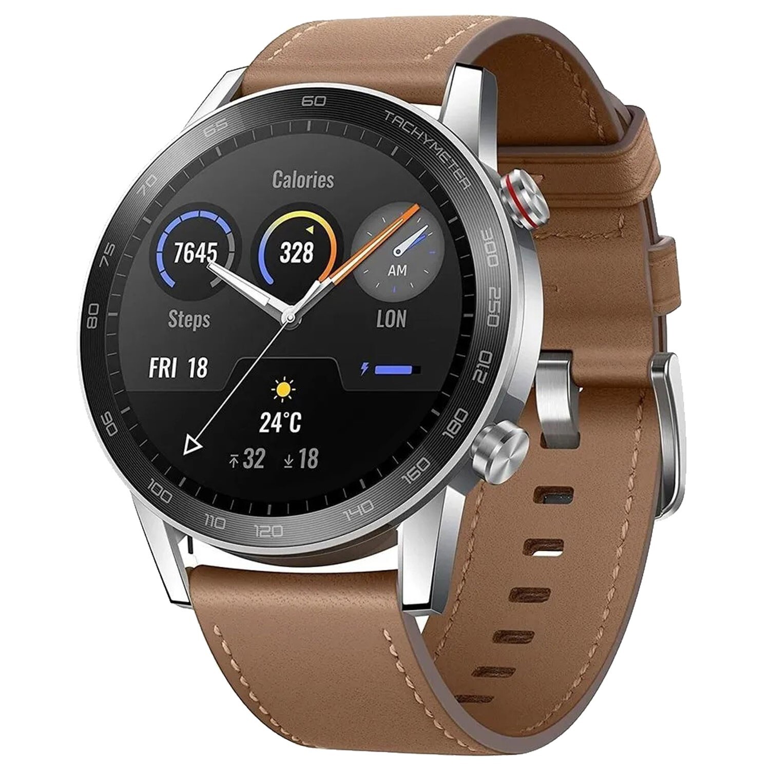 Honor Magicwatch 2 (46mm) Flax Brown 4GB + 32MB Bluetooth Smartwatch NEW