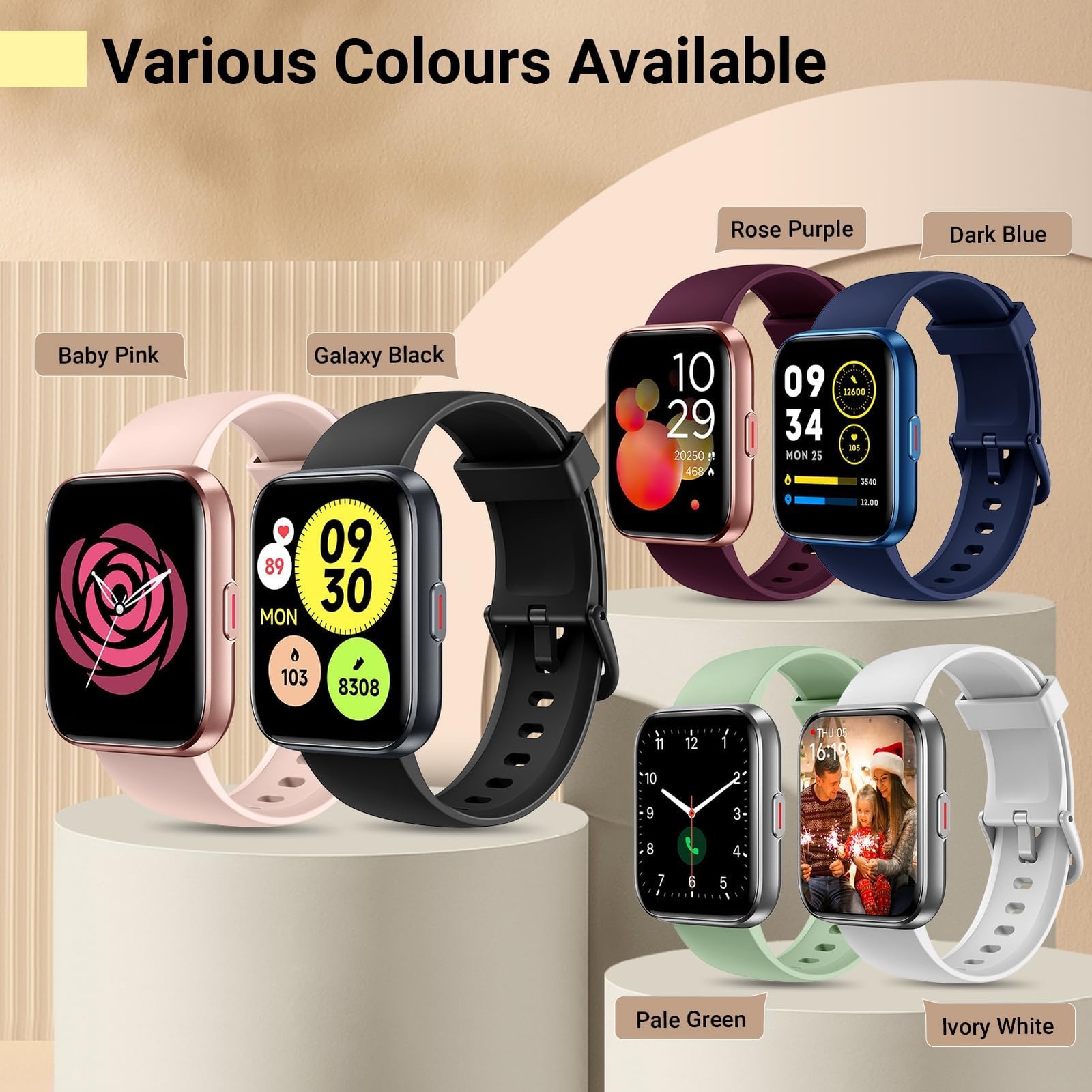 for , with Android & iPhone, 1.8” Fitness Tracker with Alexa, & Notification…