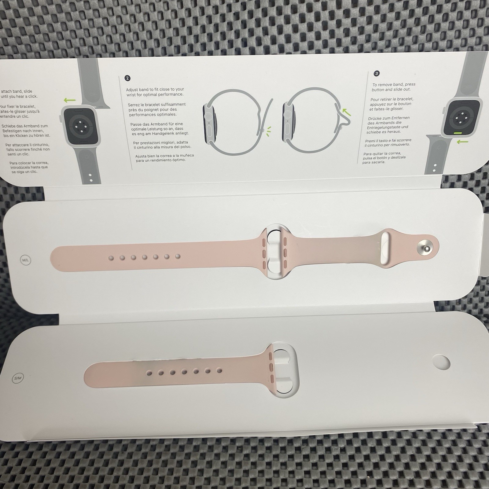 Apple Watch Series 6 40mm Gold Aluminum Case with Pink Sand Sport Band GPS