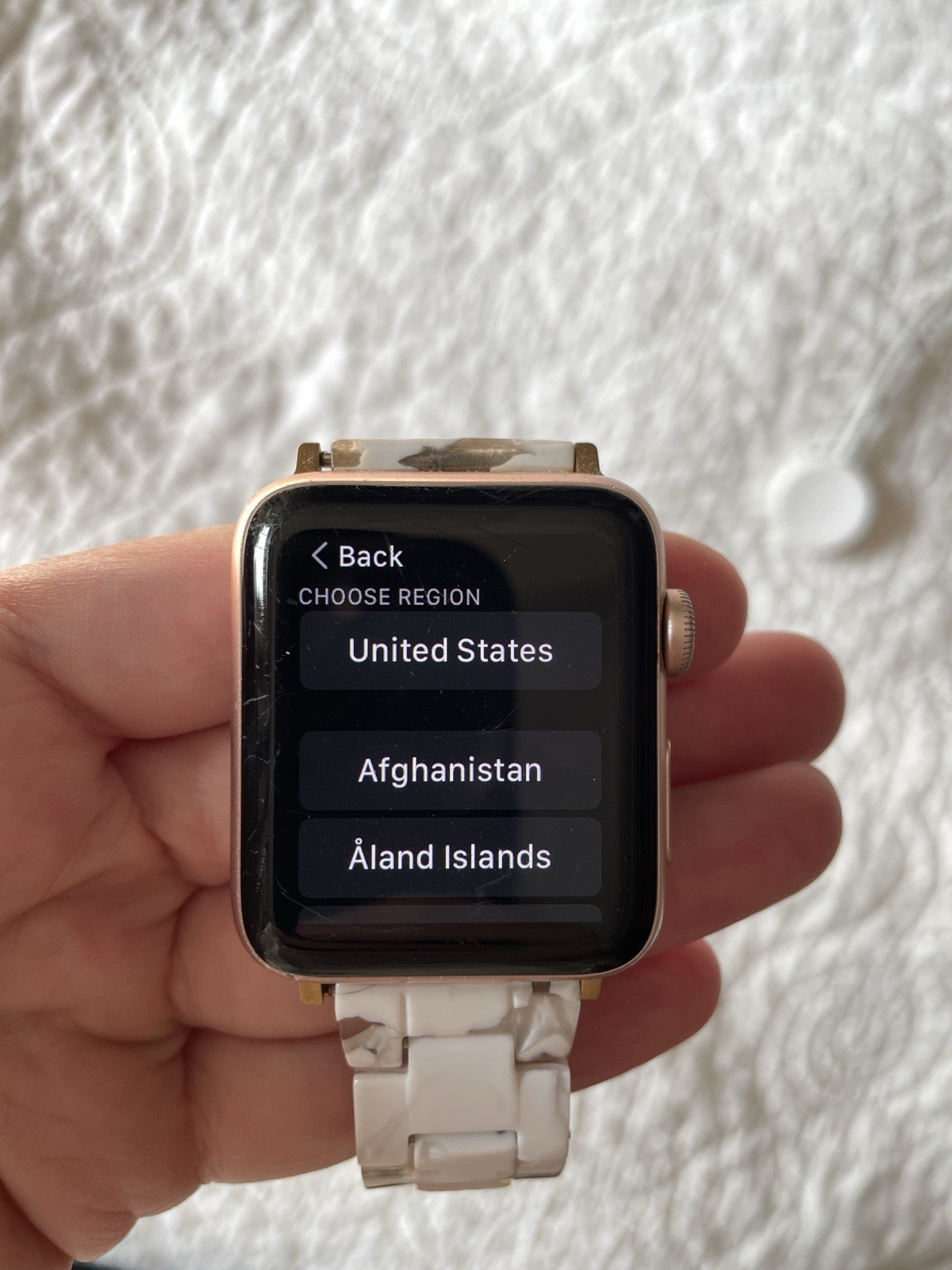 Apple Watch Series 3 42mm Rose Gold Aluminum GPS Smartwatch Reset Tested Works