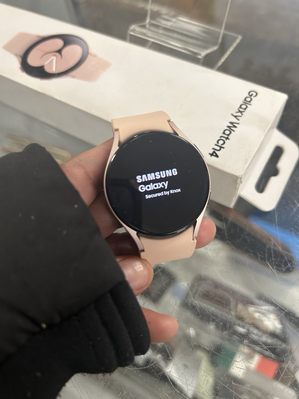 Samsung Galaxy Watch4 SM-R860 40mm Aluminum Case with Sport Band – Pink