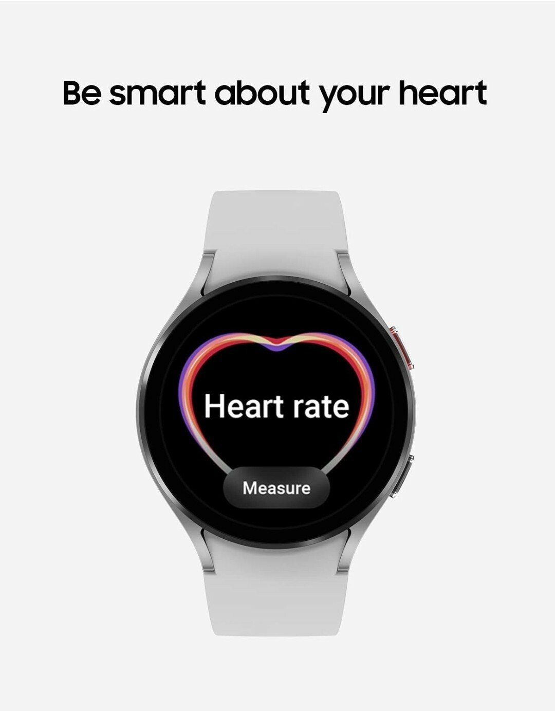 Samsung Galaxy Watch4 SM-R870 44mm Aluminum Case with Sport Band – Silver…