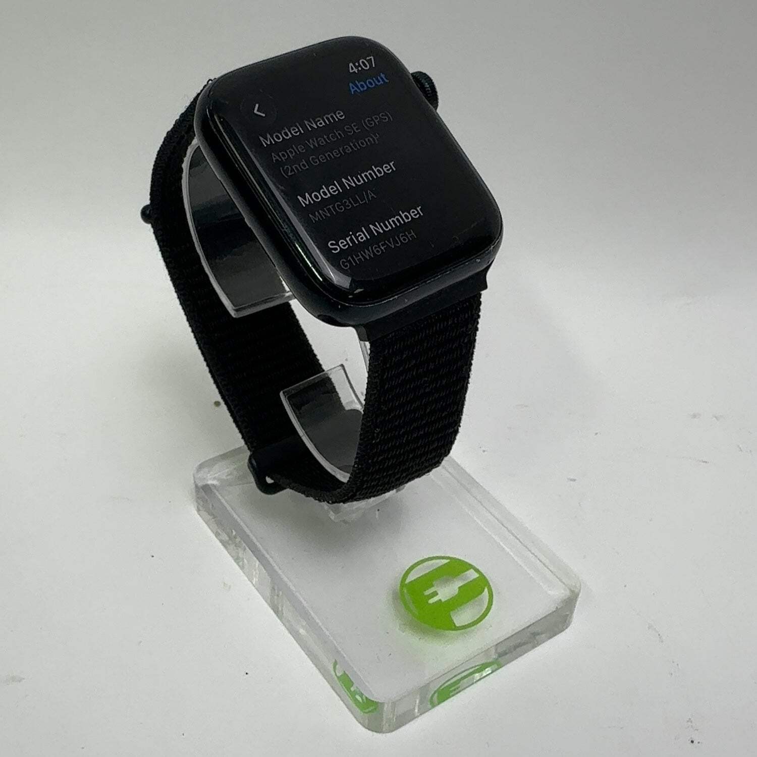 GPS Only Apple Watch SE 2nd Gen 44MM Midnight Aluminum MNTG3LL/A