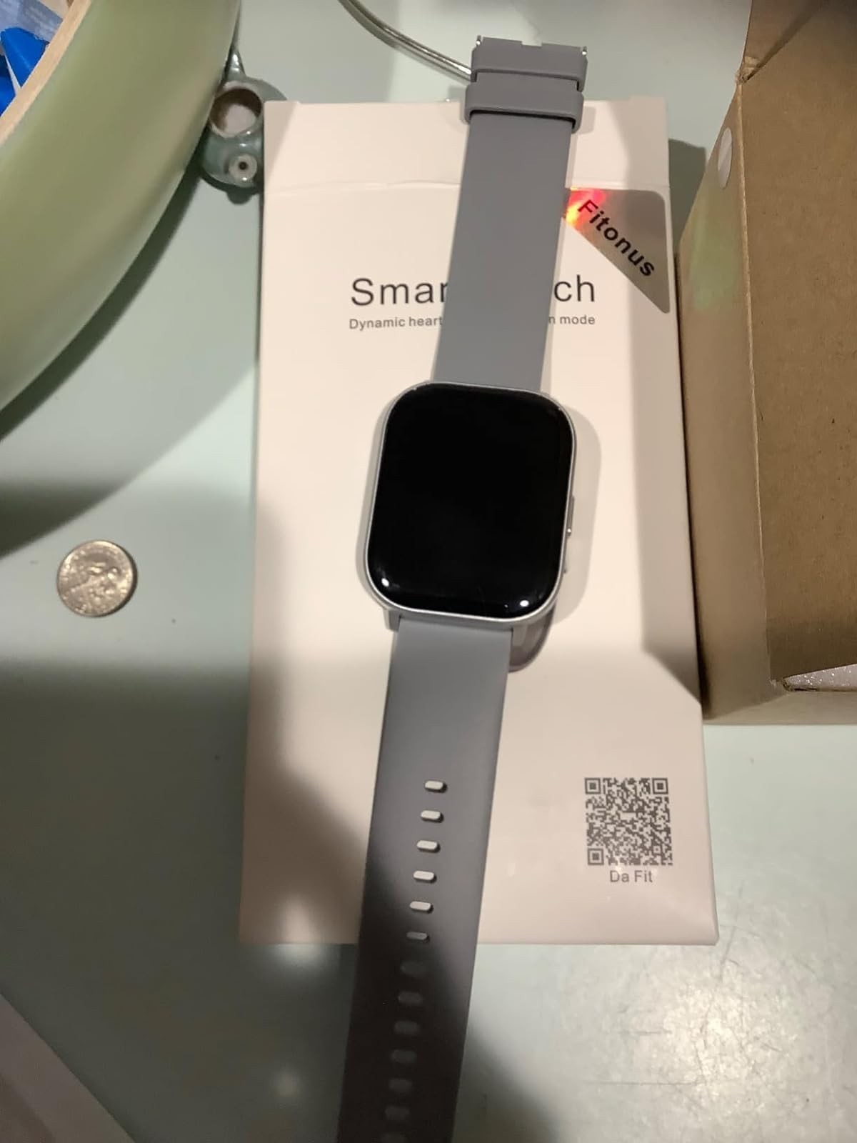 Smartwatch for Men & Women, 2.01” Touch Screen, Fitness Tracker, Heart Rate Moni