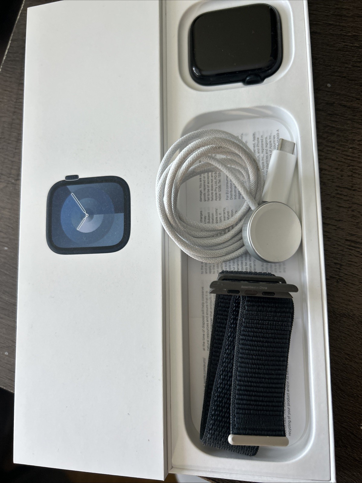 Apple Watch Series 9 – 45mm Aluminum Starlight GPS A2980 – Very Good Condition