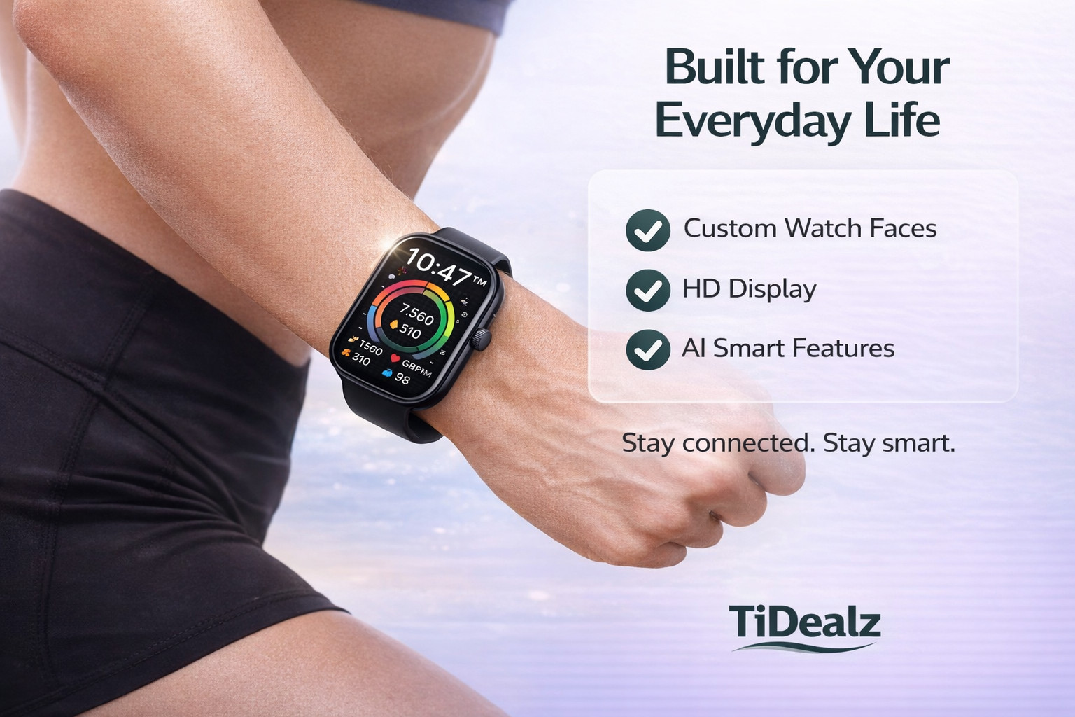 Smartwatch Bluetooth Call 1.91” HD Fitness Tracker 100+ Sports Modes IP68 Andro