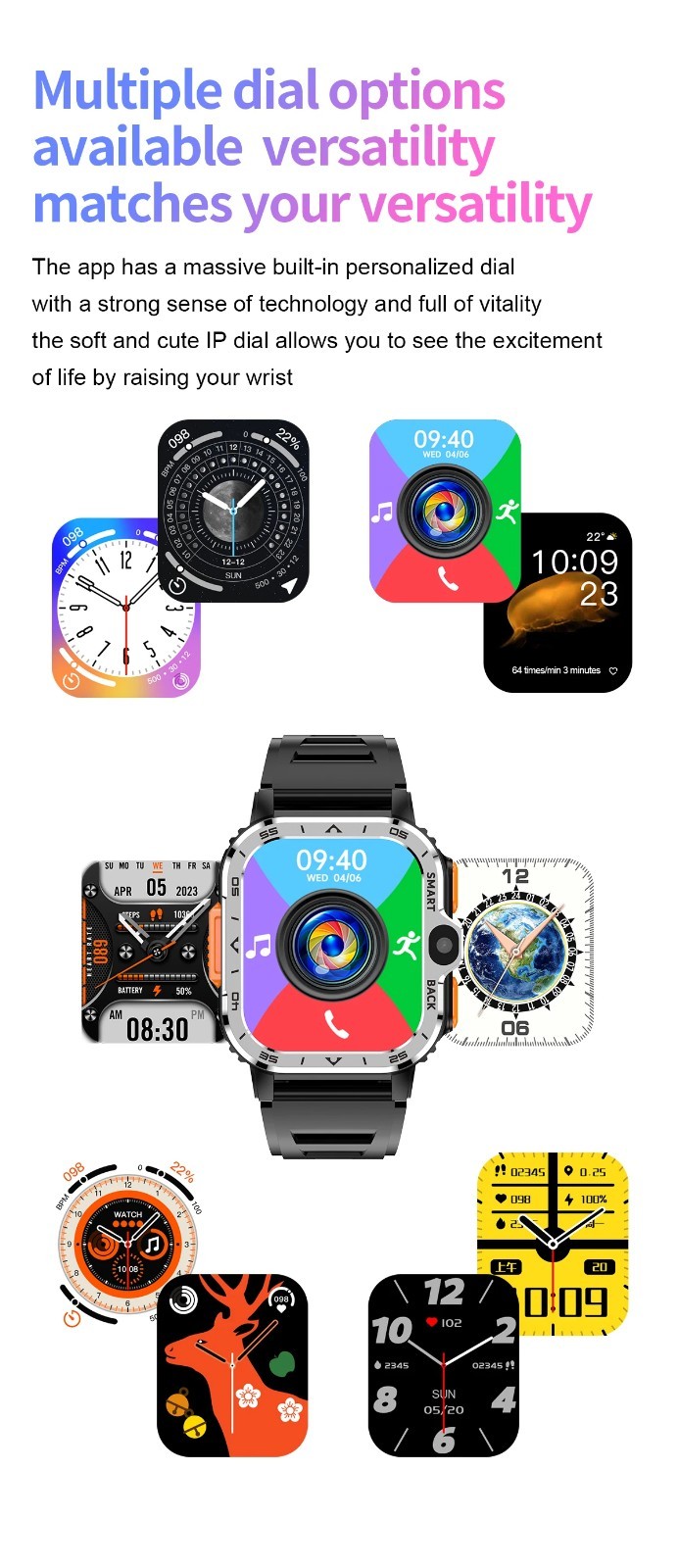 Valdus PGD Android Smartwatch 4G GPS Dual Camera 16/64GB ROM SIM NFC WiFi Watch