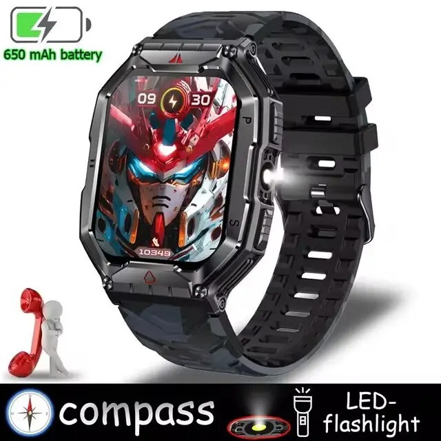 Durable Military GPS Smart Watch KR82 Outdoor Smartwatch