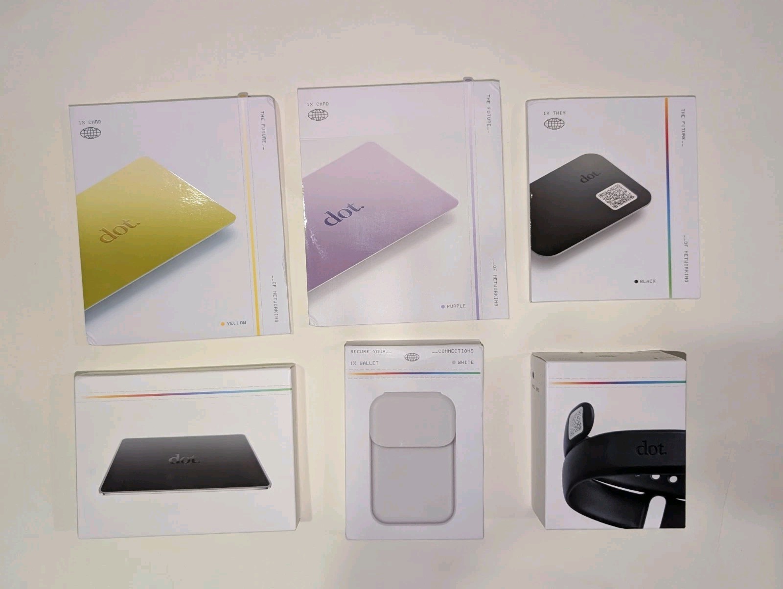 Lot Dot Band digital Marketing Business Cards 6 Brand NEW Sealed Products Dot .