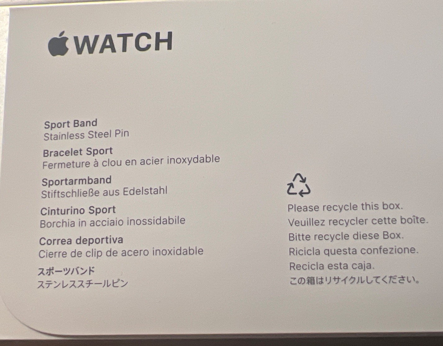 Apple Watch SE 3 40mm Starlight Aluminum Starlight Sport Band MEH34LW/A NIB