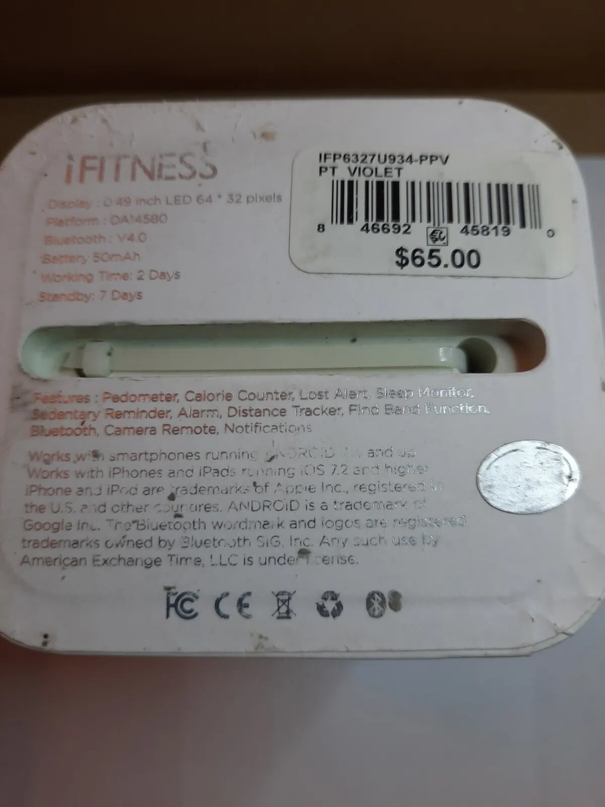 I fitness Pulse Activity Tracker