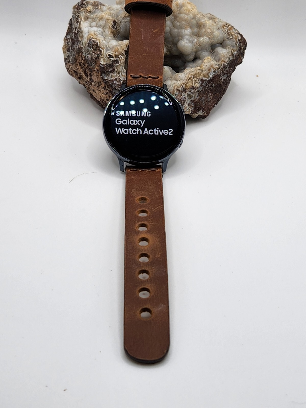 Samsung Galaxy Watch Active 2 SM-R825U 44mm Stainless Steel Case-Black -Good#189
