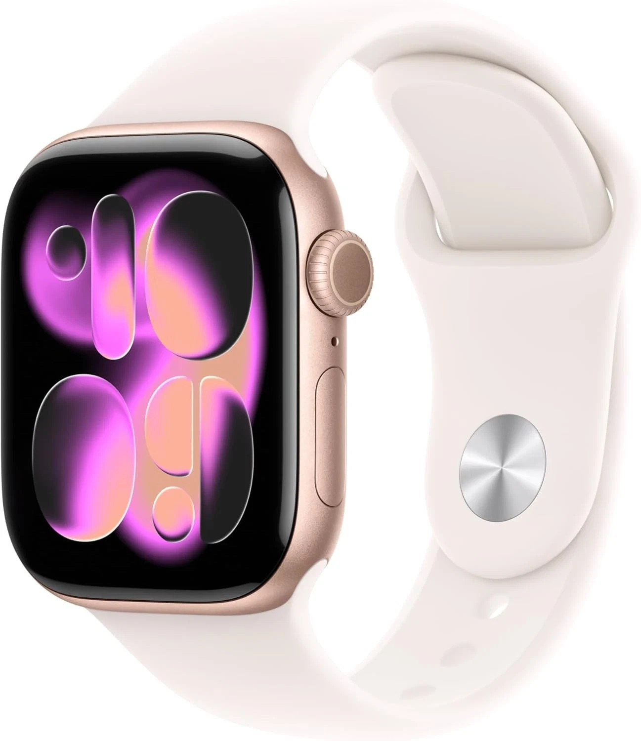 Apple Watch Series 11 42mm GPS Rose Gold Light Blush Sport Band