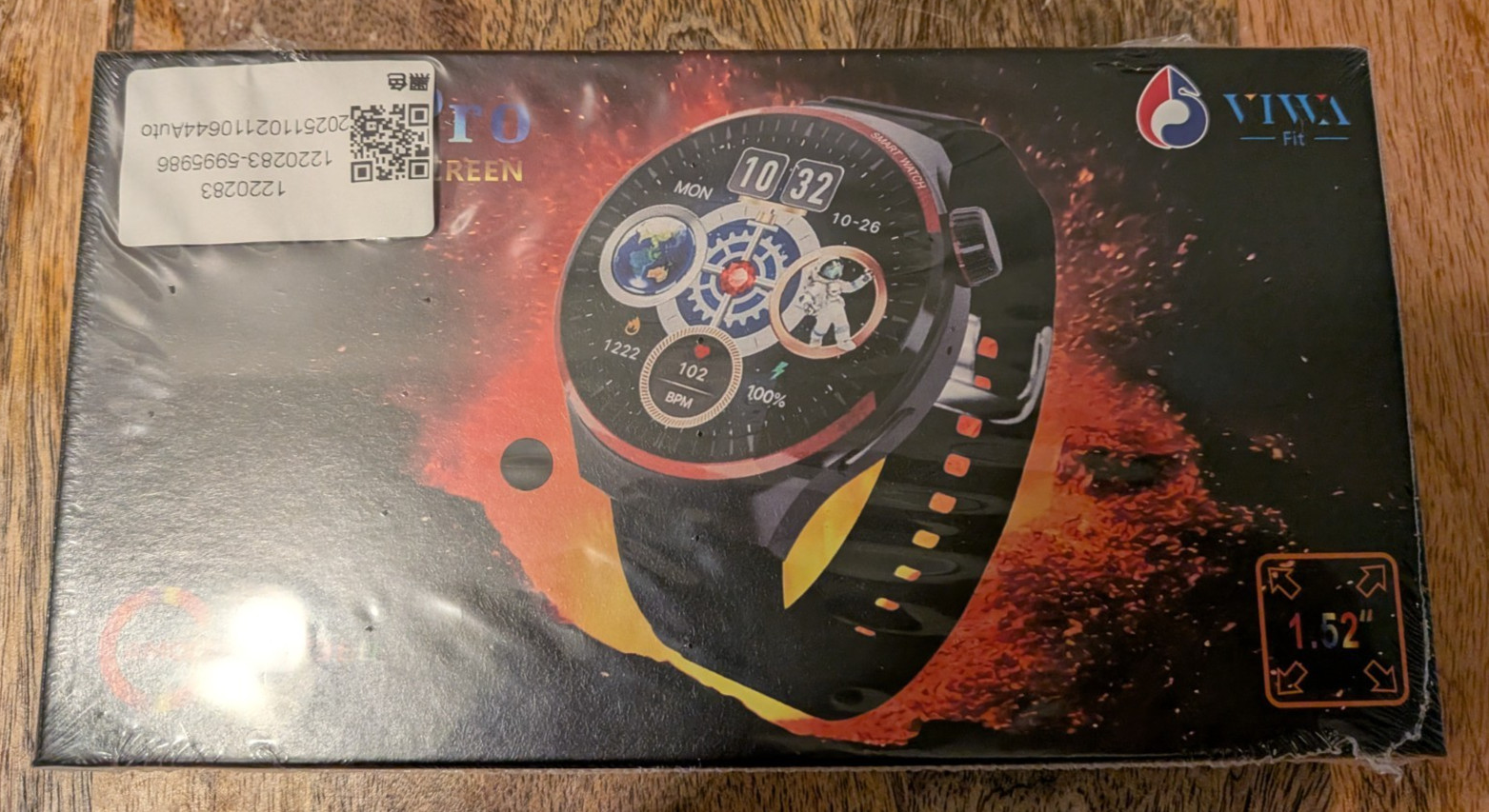 VIWA Fit HW10 Pro – 1.52″ Inch Fullscreen Smartwatch – New & Sealed